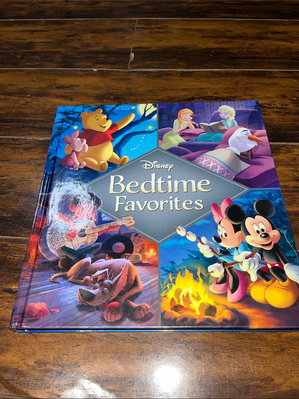 Disney Bedtime Favorites Hardcover Book - Blue, Purple, Yellow, Pink